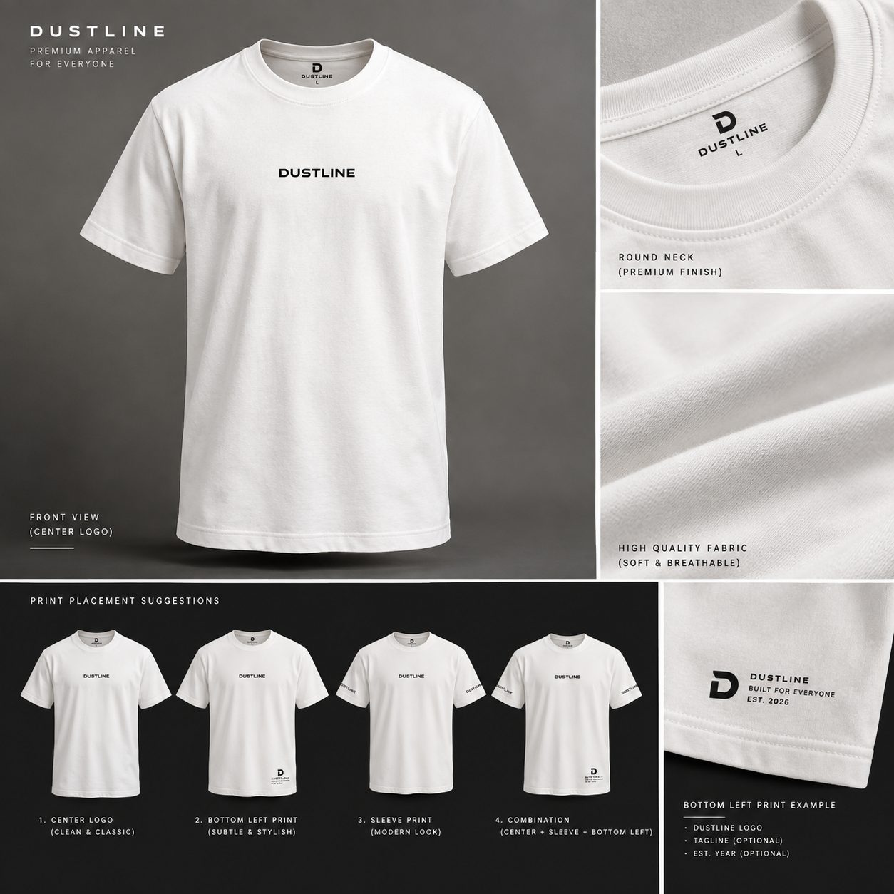 Dustline Printed T-Shirt