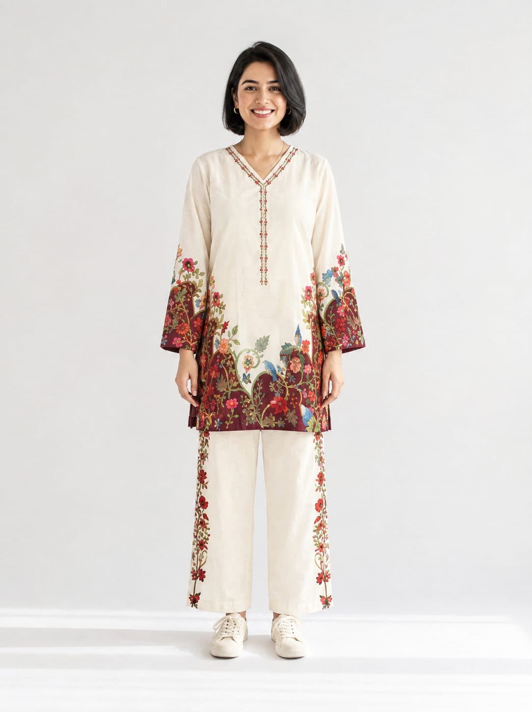 Floral Printed 2-piece Co-Ord sets